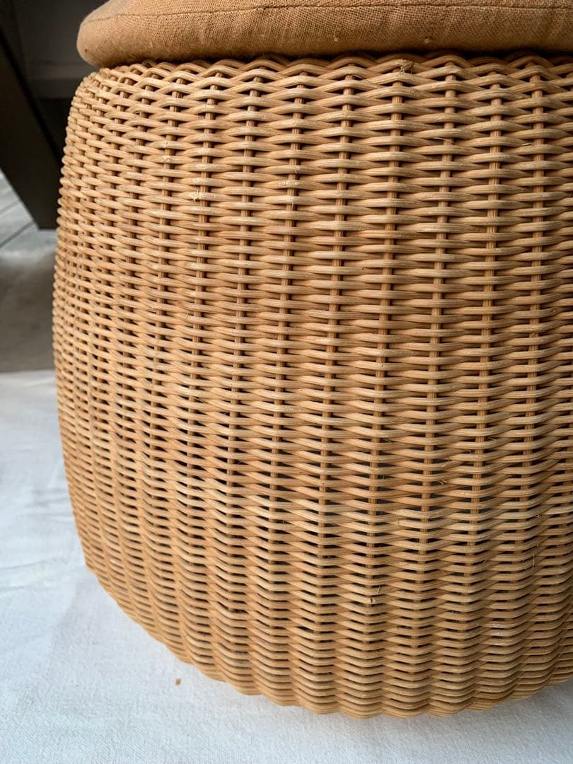 希少 山川ラタン 剣持勇デザイン ヴィンテージ スツール ジャパニーズモダン C