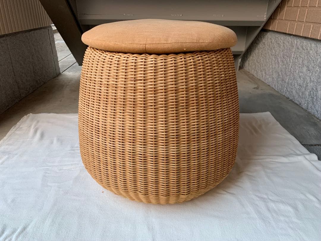 希少 山川ラタン 剣持勇デザイン ヴィンテージ スツール ジャパニーズモダン C