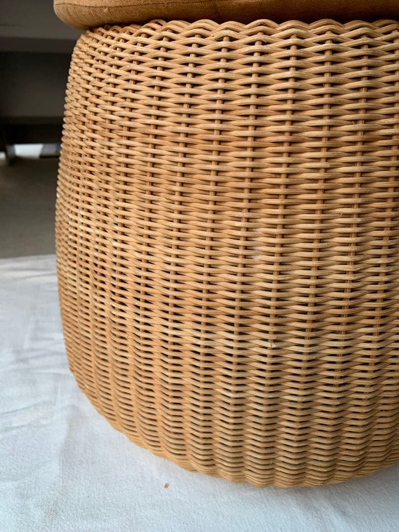 希少 山川ラタン 剣持勇デザイン ヴィンテージ スツール ジャパニーズモダン C