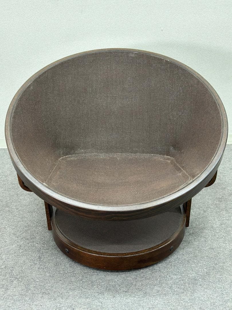 70's北欧ヴィンテージ■Convair回転ラウンジチェア　レザー　ノルウェー