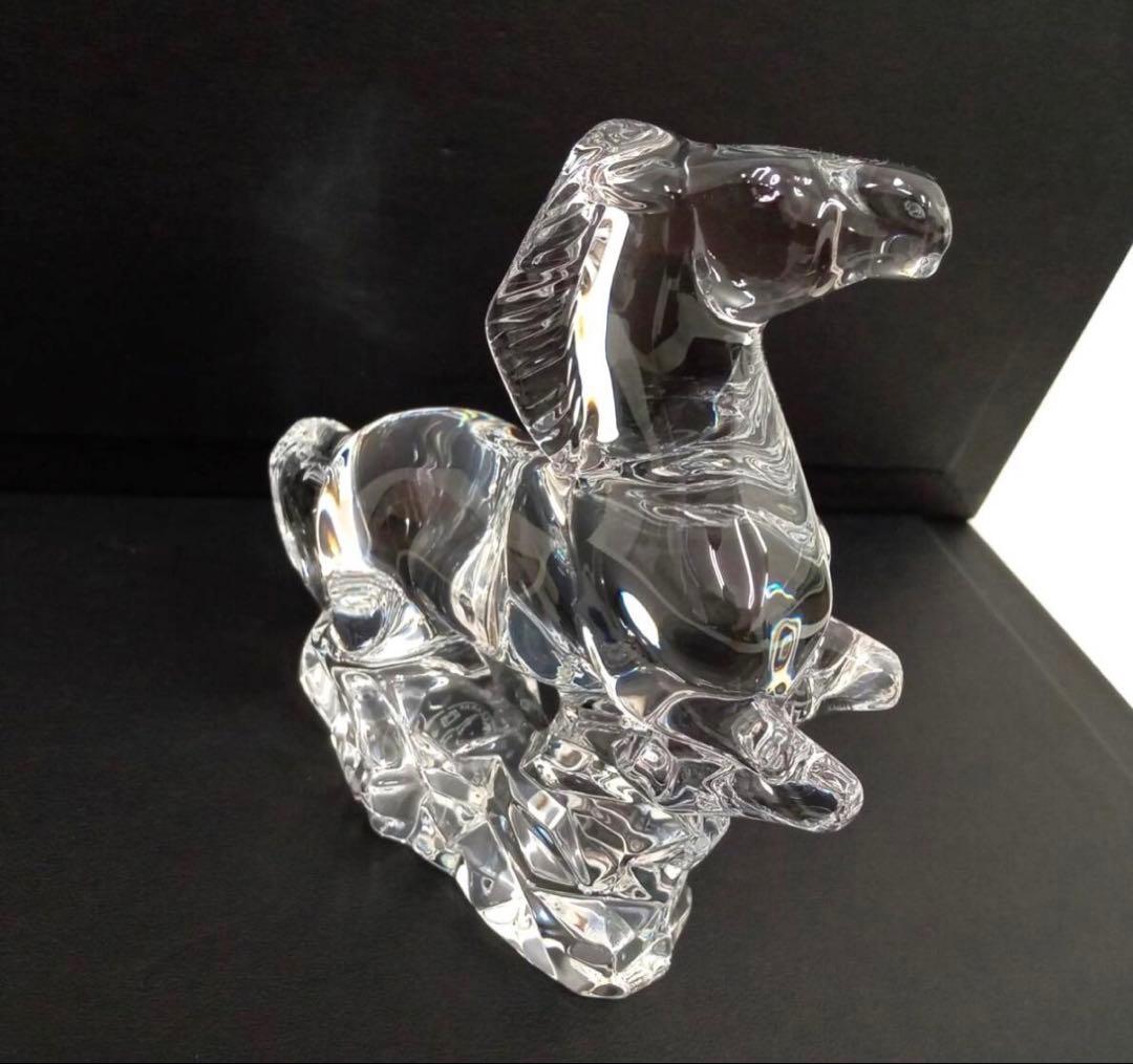 極美品Baccarat バカラ 馬 ホース　干支　箱あり