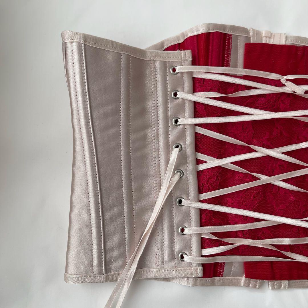 元鈴木さん コルセット キンバリー Mサイズピンクシャンタン