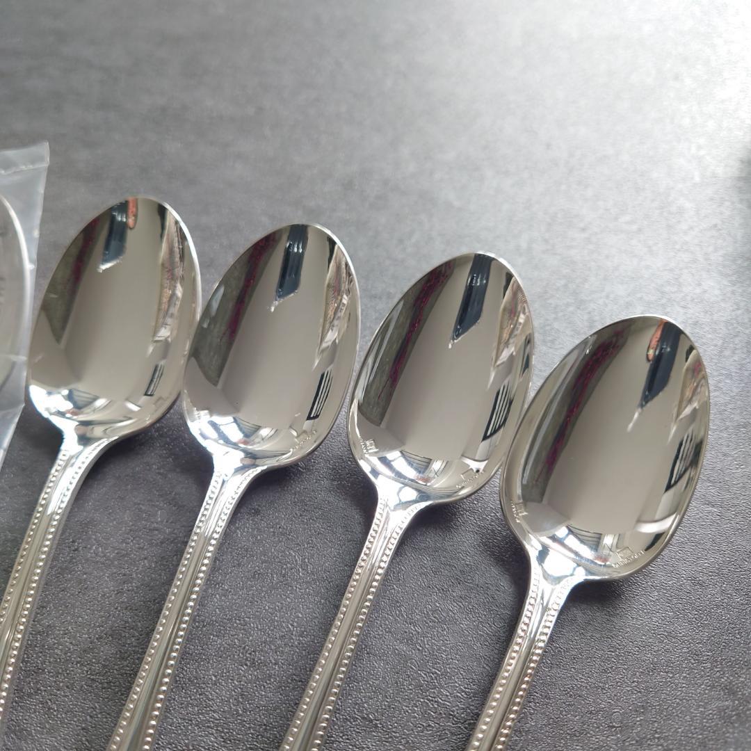 希少 美品 クリストフル パール ティースプーン 未開封含む 5点