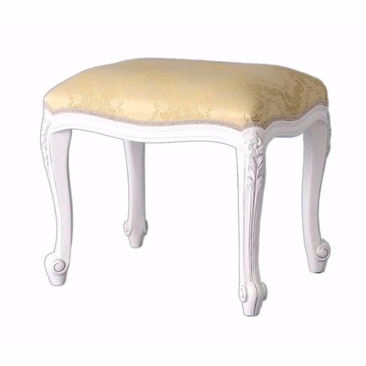 ホテル家具　姫系　コンソールデスク＋スツール2点セット　ホワイト