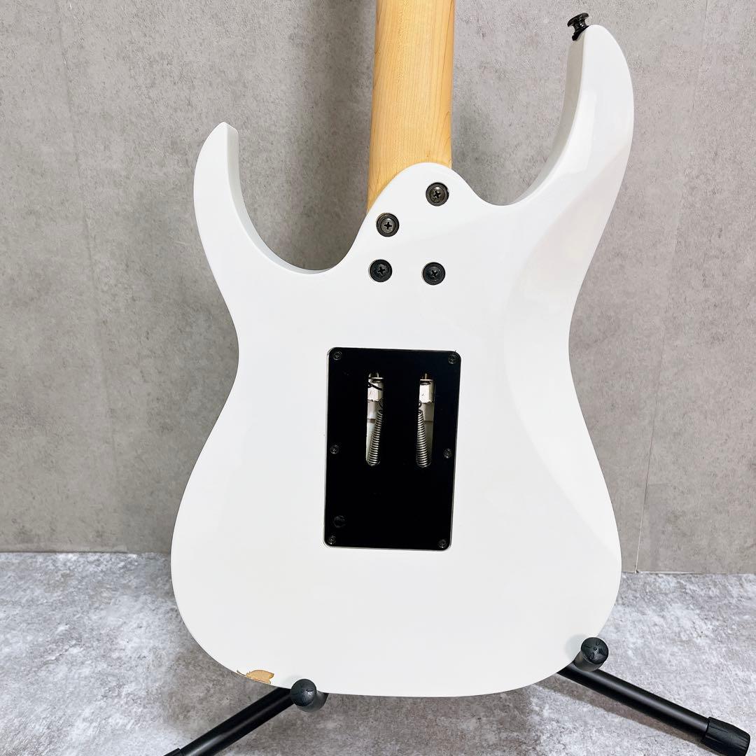 Ibanez アイバニーズ RG350DX ストラト かっこいい 白 ギター - メルカリ