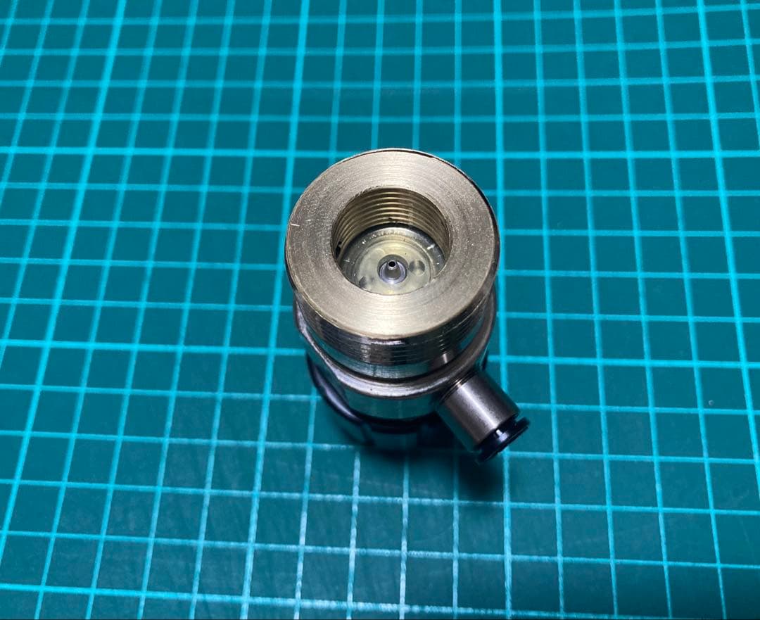 テトラ規格74g・38g両対応　co2レギュレーター　アダプターセット品