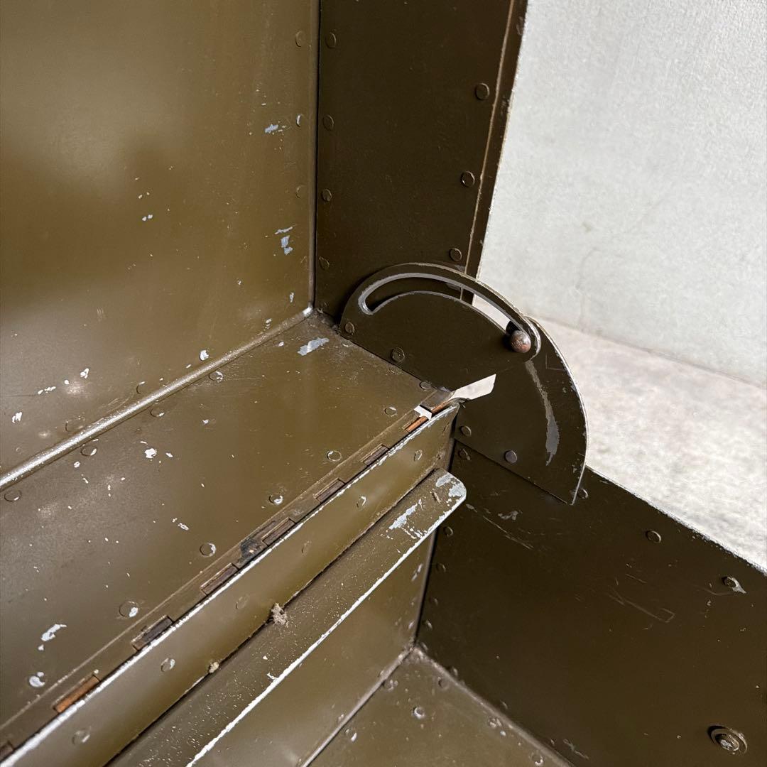 オールドビンテージ US製　アルミケース　ジュラルミントランクケース