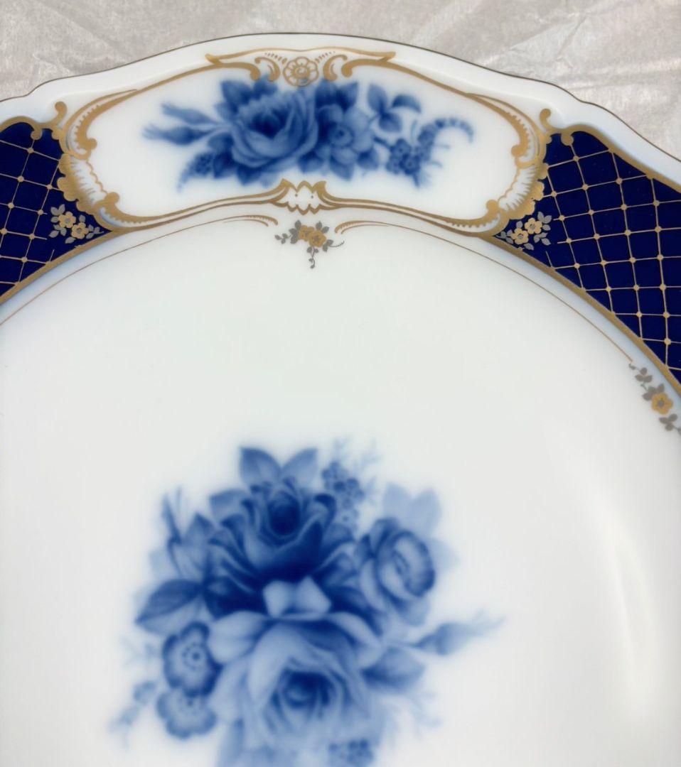 大倉陶園　ブルーインペリアル　ミート皿