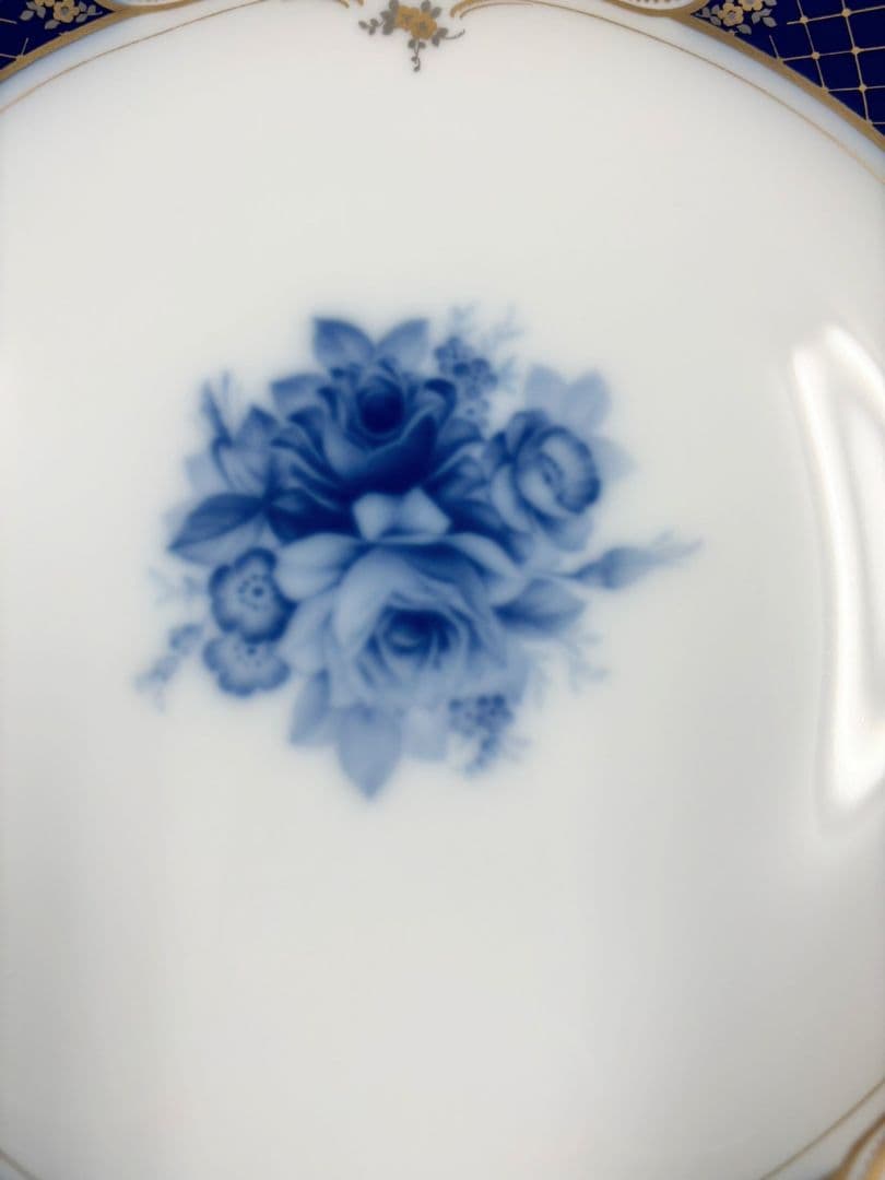 大倉陶園　ブルーインペリアル　ミート皿