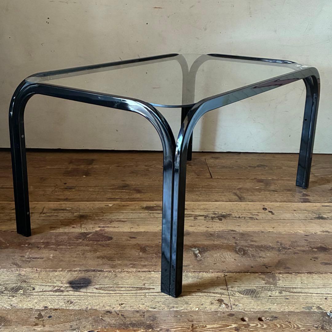 80’s 90’s ガラス センターテーブル レトロ ヴィンテージ