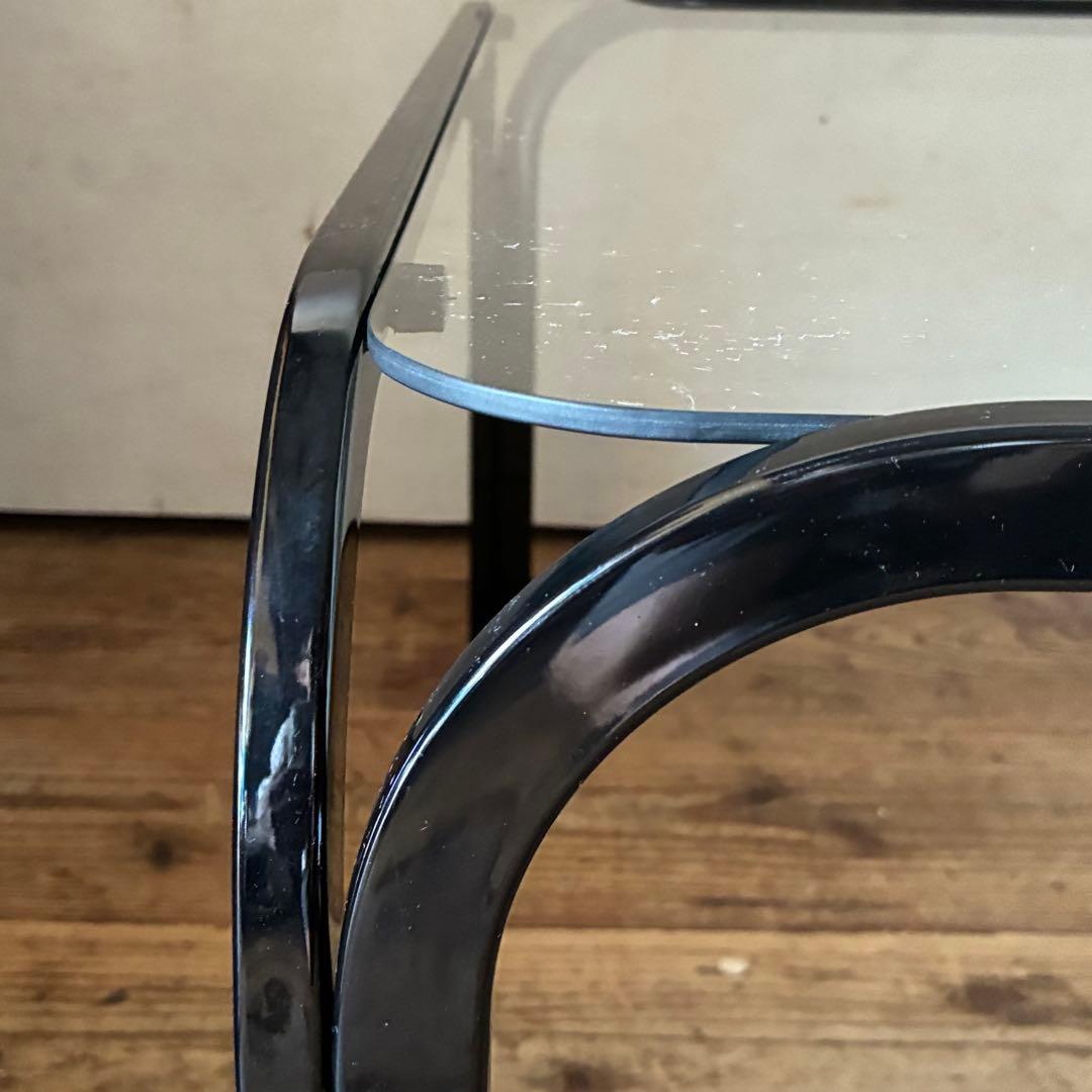 80’s 90’s ガラス センターテーブル レトロ ヴィンテージ