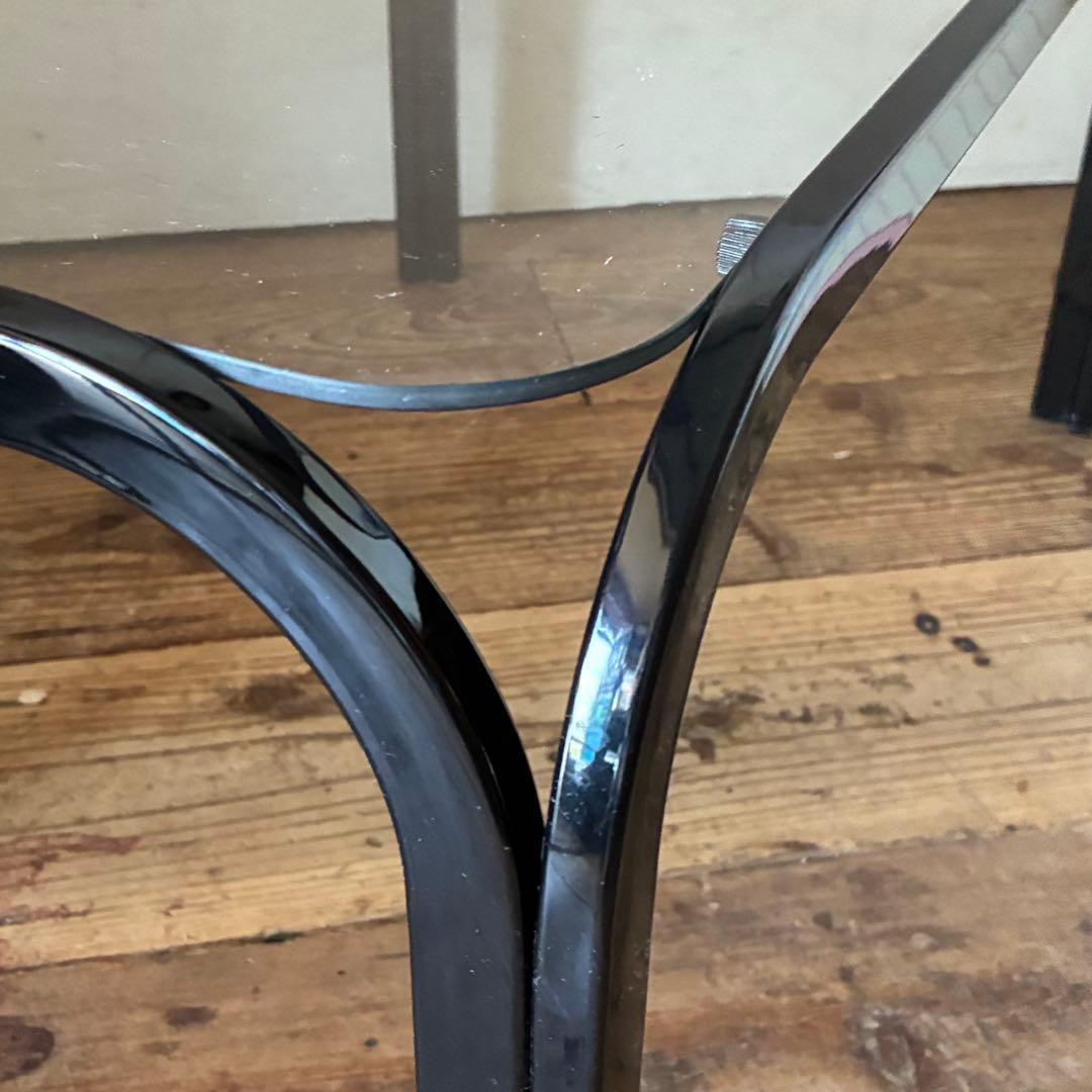 80’s 90’s ガラス センターテーブル レトロ ヴィンテージ