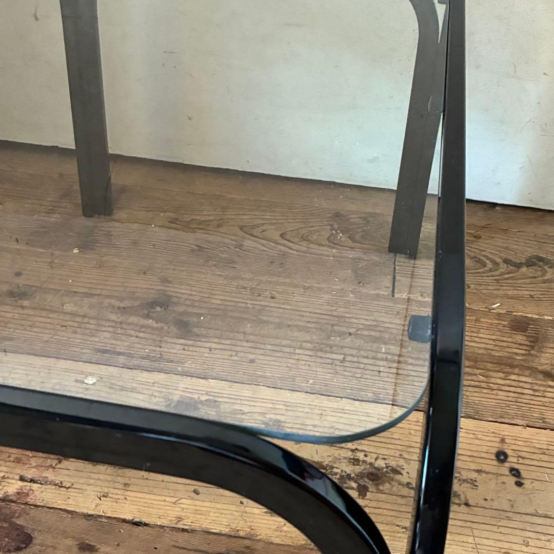 80’s 90’s ガラス センターテーブル レトロ ヴィンテージ