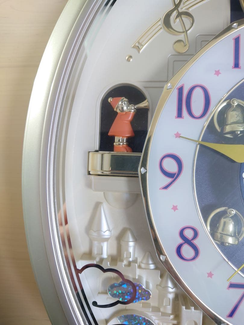 【美品】SEIKO からくり時計 電波時計 ウェーブシンフォニークリスマスソング