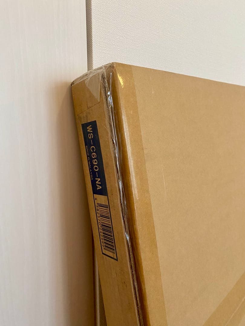 新品未開封 正規品 朝日木材加工 壁寄せテレビスタンド WS-C690-NA