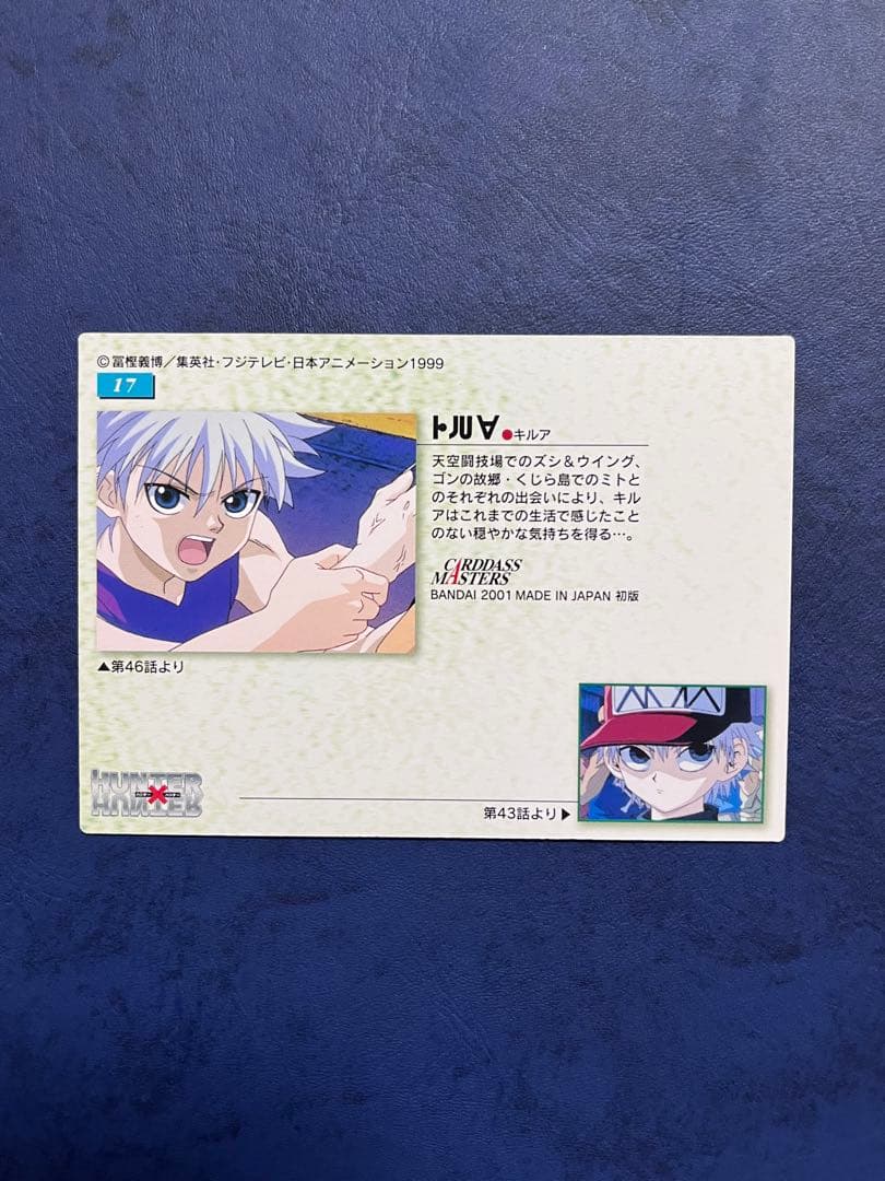 HUNTER×HUNTER カードダスマスターズ　No.10〜18 9枚セット