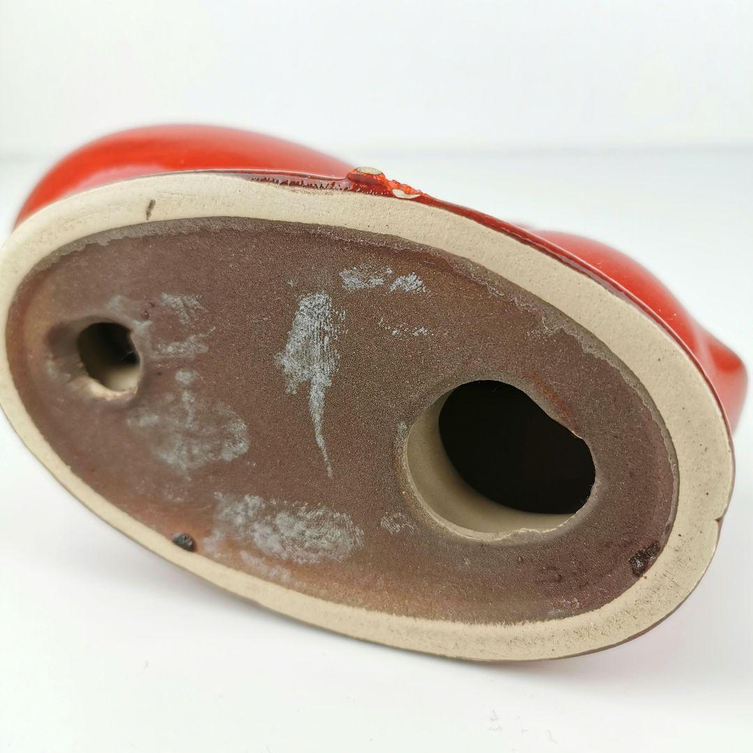 【西ドイツ製 Fatlava 】PAN KERAMIK ペリカン 赤