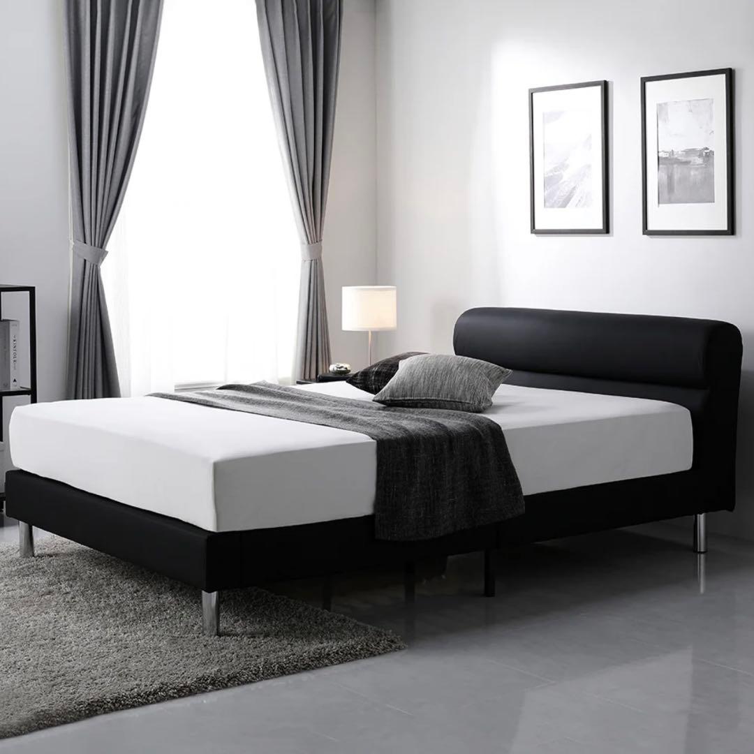 美品】 RASIK レザーベッド NOBILIS ダブル マットレス セット - メルカリ