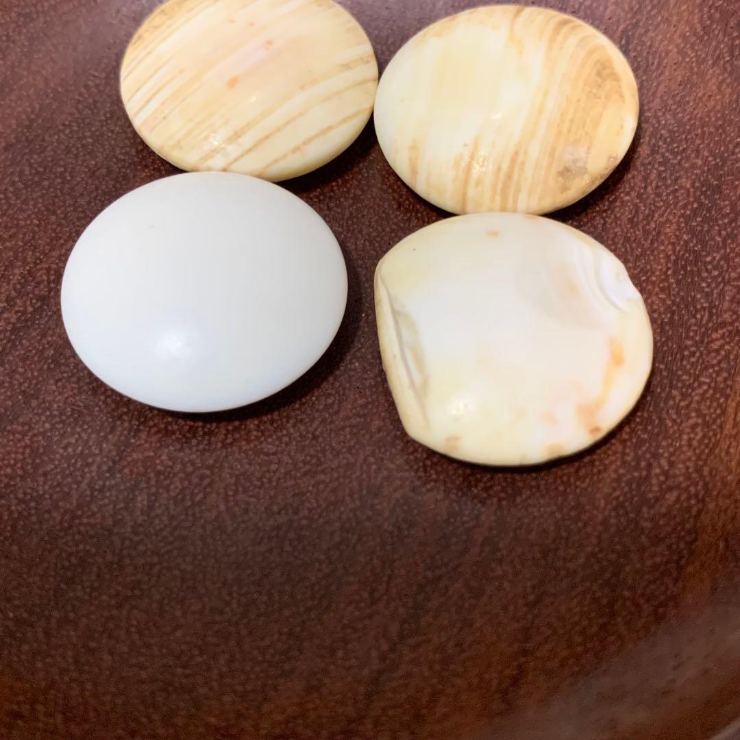 囲碁 碁石 黒181個以上 白182個以上 碁笥 蛤碁石 那智黒 - メルカリ