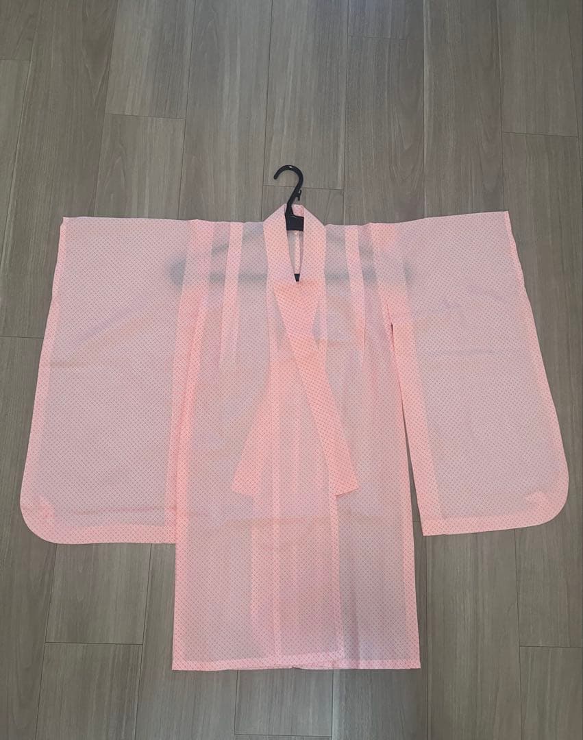 七五三　三歳用　正絹被布・着物・長襦袢・小物セット