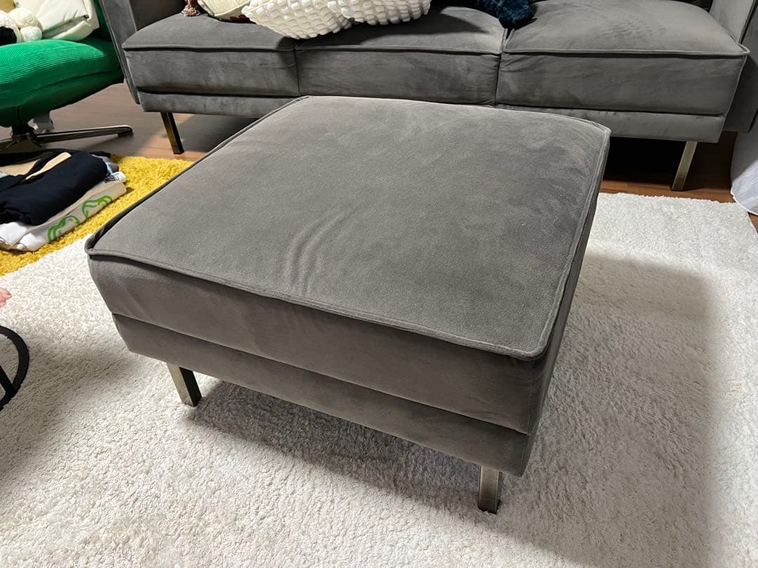 ロウヤ カウチソファ オットマン