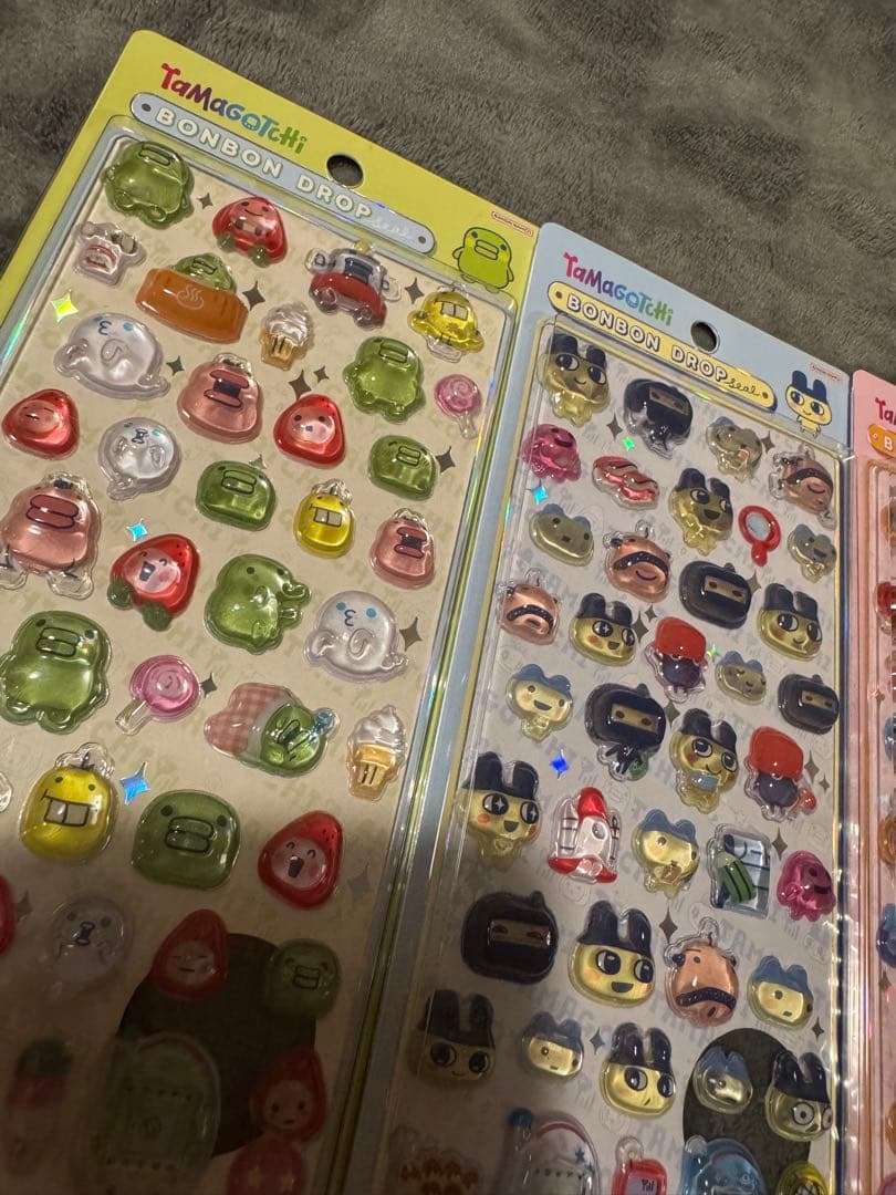 【確実正規品！！】Tamagotchi ボンボンドロップ シール 4シートセット