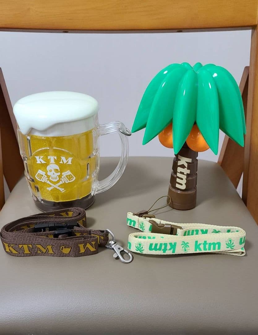 ケツメイシツアーグッズ ペンライトセット ヤシの木ライト ビール