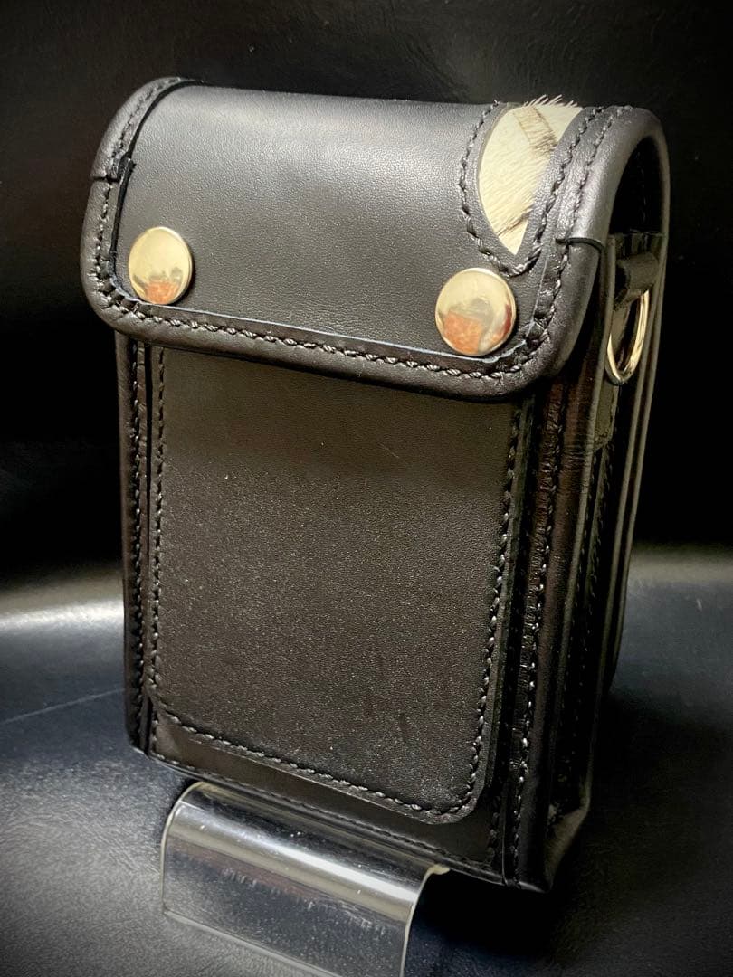 レザーハンドメイド_全て手縫い】ドロップインダーツケースNo.78