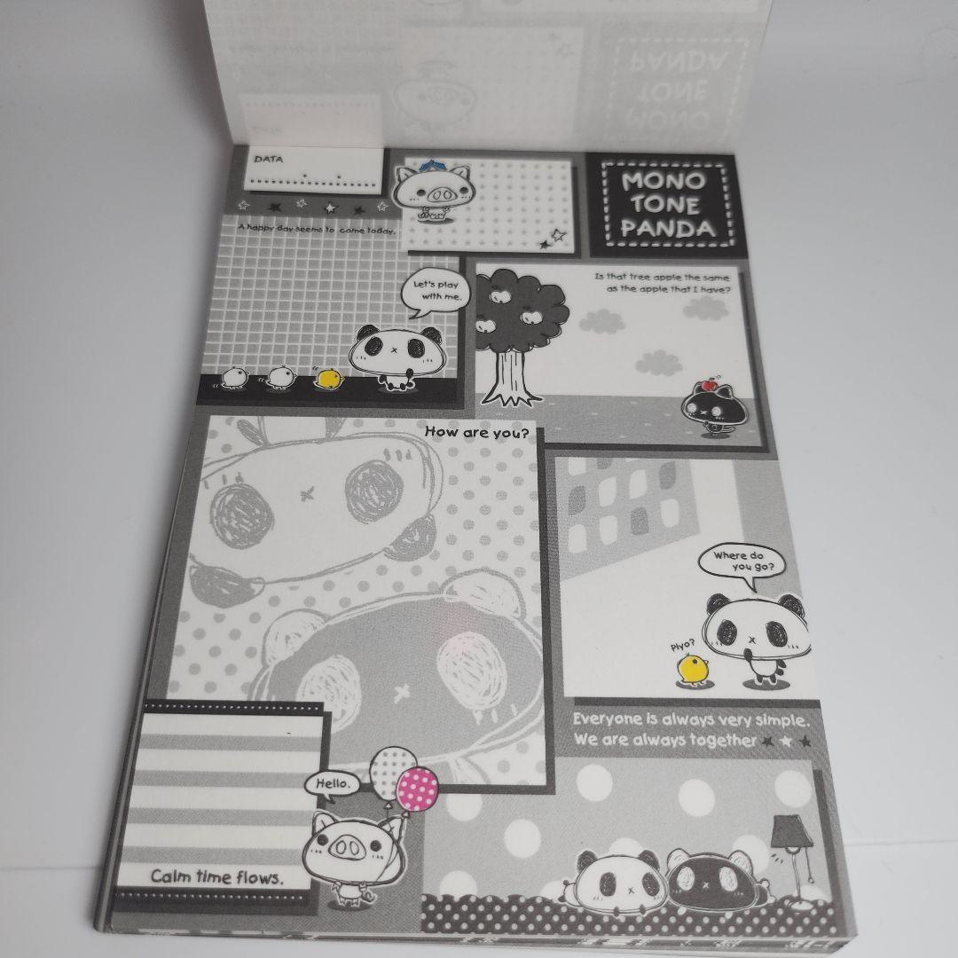 希少 モノトーンパンダ 平成レトロ クラックス メモ帳 - メルカリ