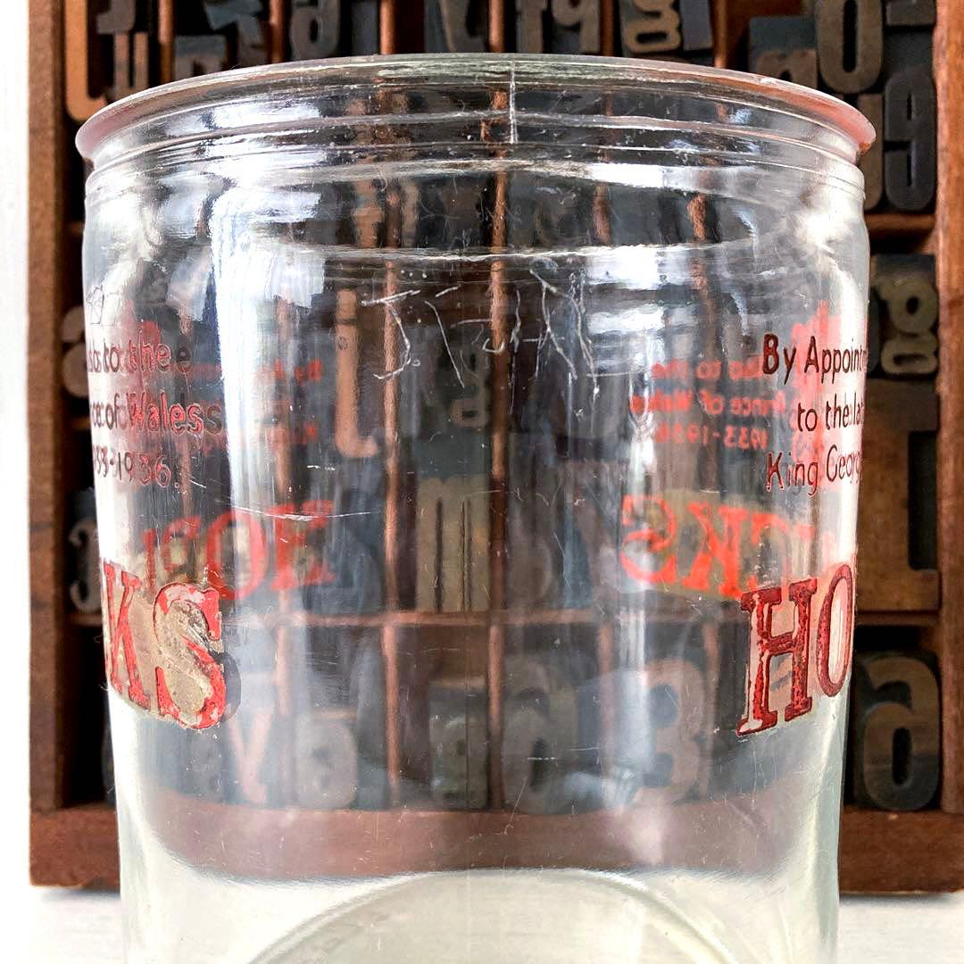 イギリスアンティーク☘️レア HORLICKSホーリックス アルミ蓋ガラスジャー