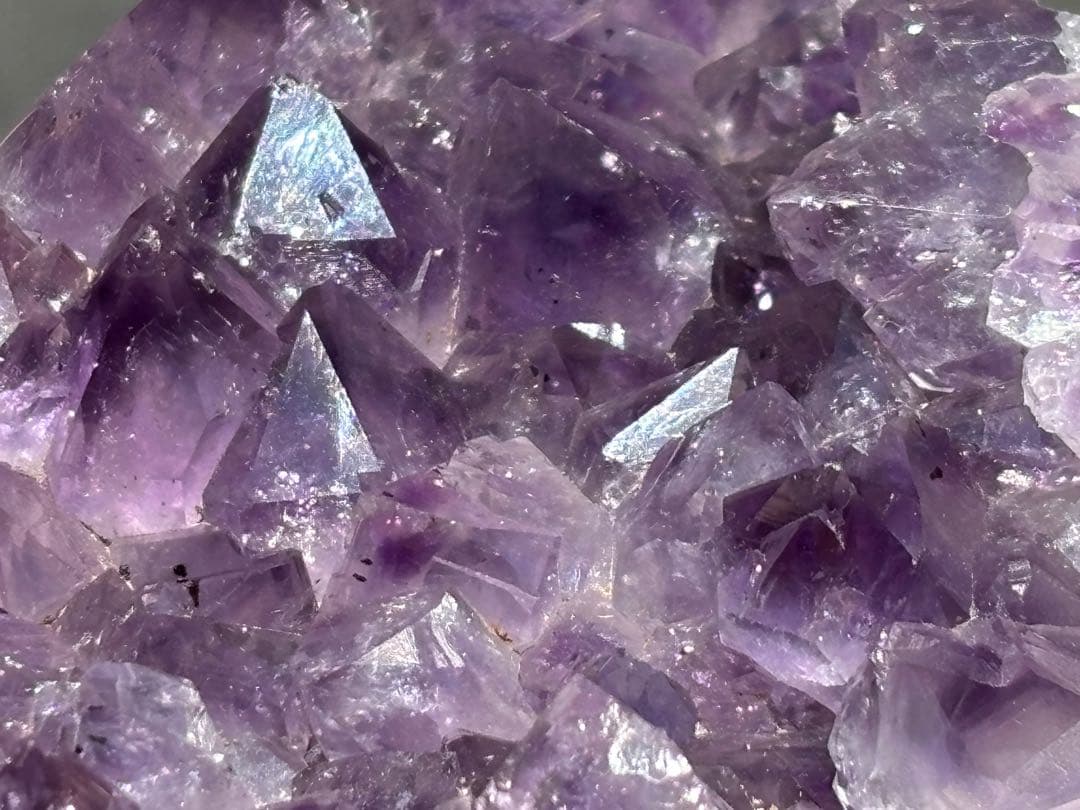 《ブラジル産×アメジストクラスター＊カービング×原石ハート》