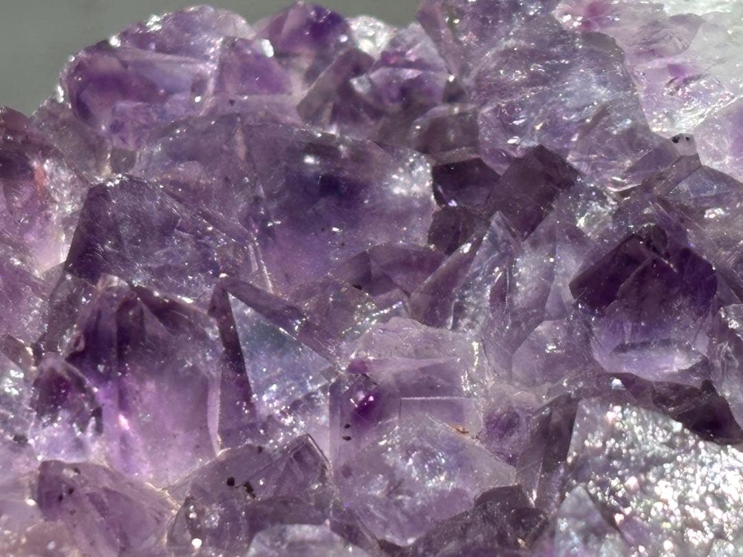 《ブラジル産×アメジストクラスター＊カービング×原石ハート》