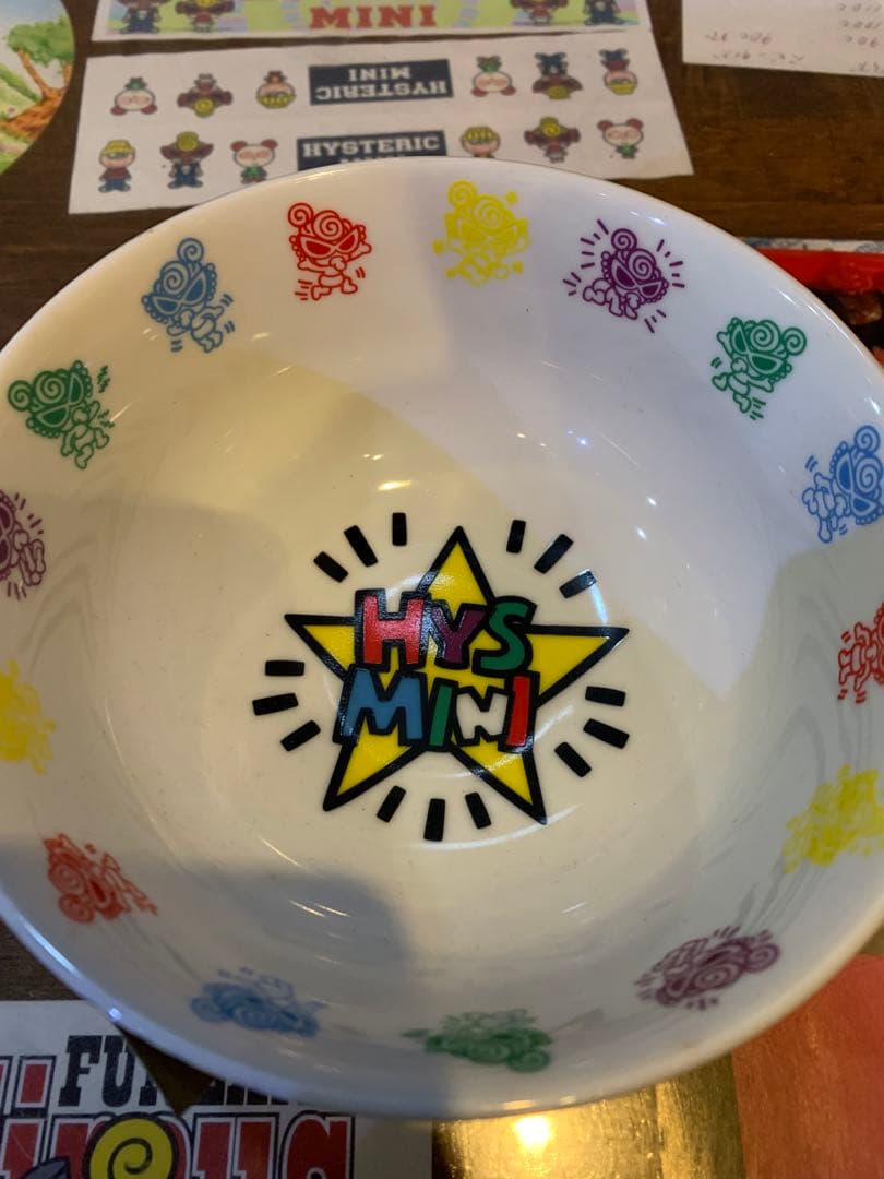 hysteric miniのどんぶりとレンゲとお皿のセット