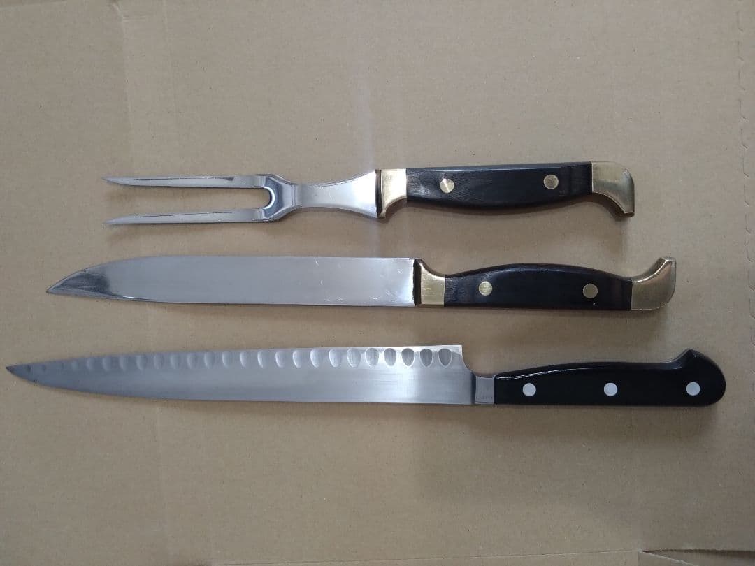 筋引き　カービングナイフ　フォーク　セット