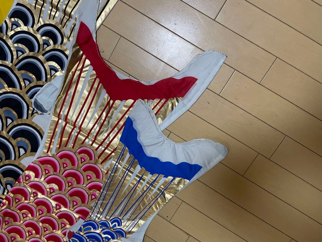 ⭐️半額⭐️即日発送⭐️鯉のぼりセット⭐️ベランダ取付金具セット⭐️使用回数2回⭐️送料無料