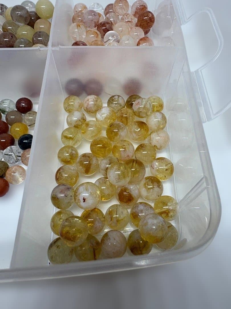 天然石 水晶ビーズ まとめ売り ブレスレット制作 ハンドメイド用