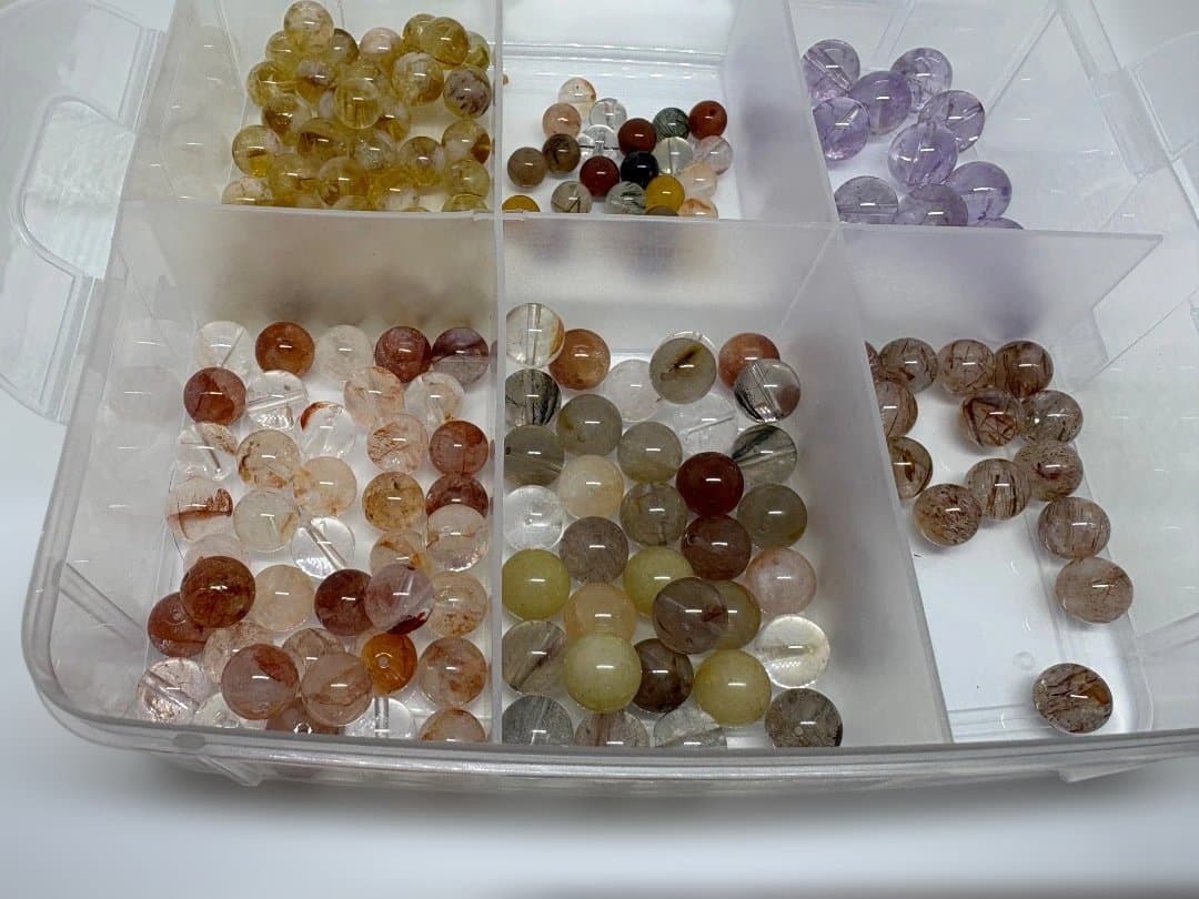 天然石 水晶ビーズ まとめ売り ブレスレット制作 ハンドメイド用