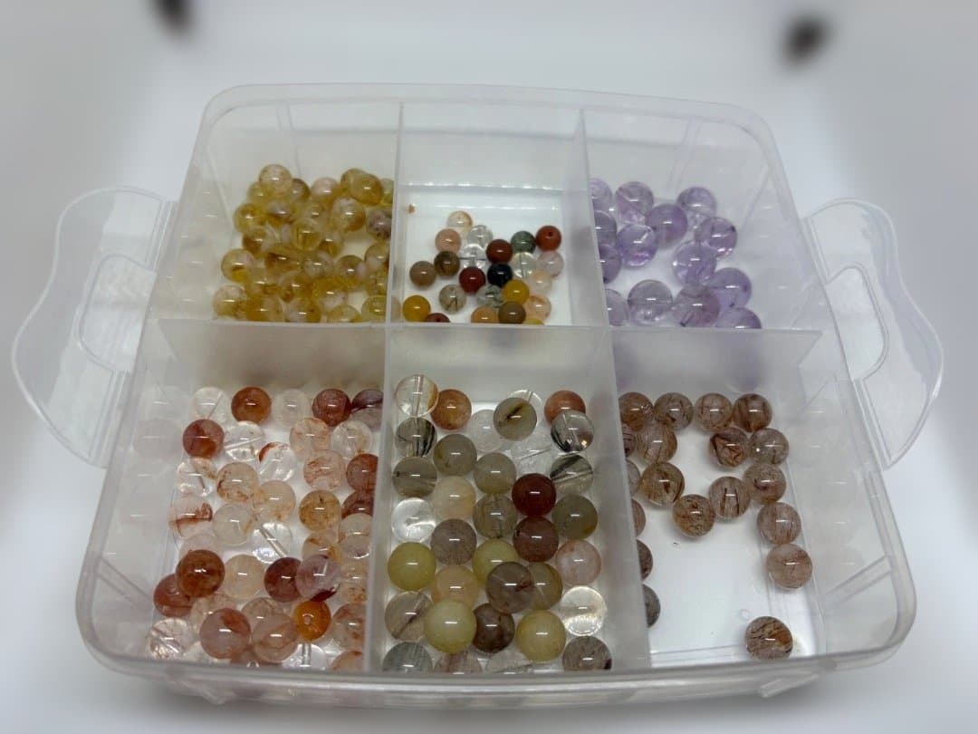 天然石 水晶ビーズ まとめ売り ブレスレット制作 ハンドメイド用