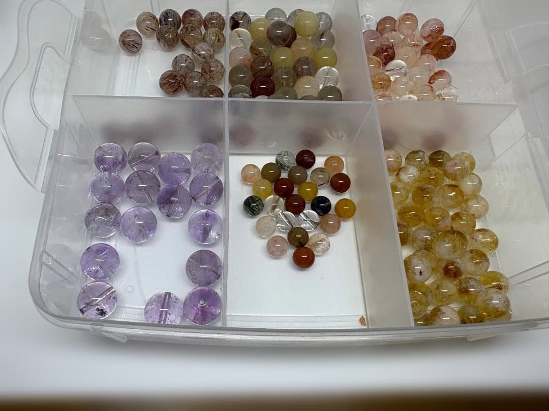 天然石 水晶ビーズ まとめ売り ブレスレット制作 ハンドメイド用