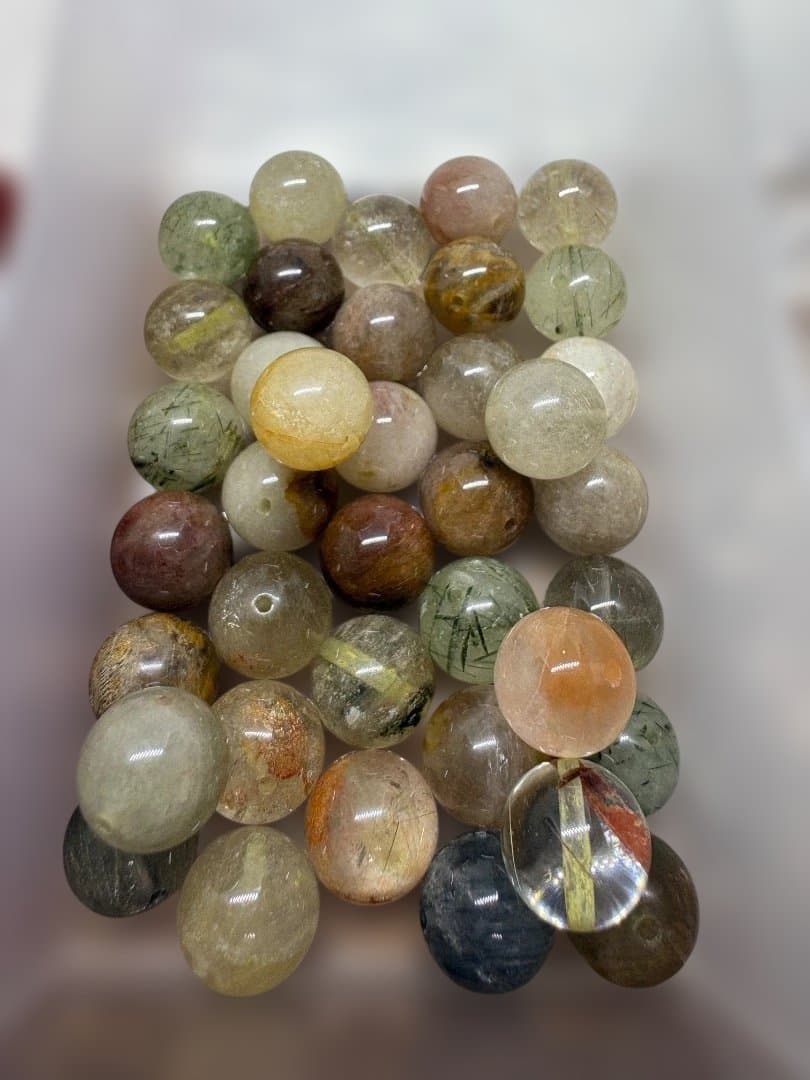 天然石 水晶ビーズ まとめ売り ブレスレット制作 ハンドメイド用