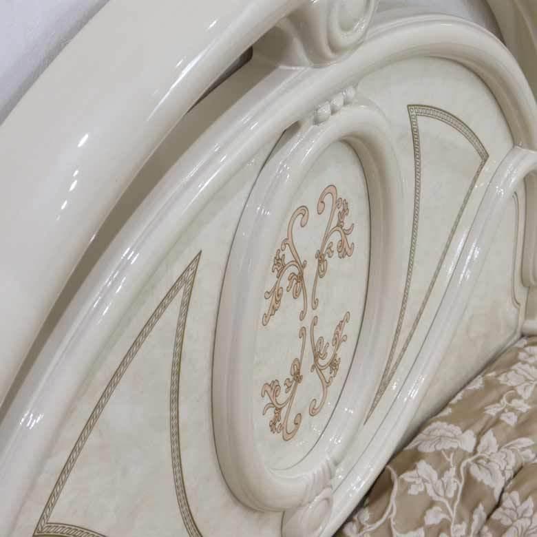 サルタレッリ フローレンス シングルベッドフレーム アイボリー