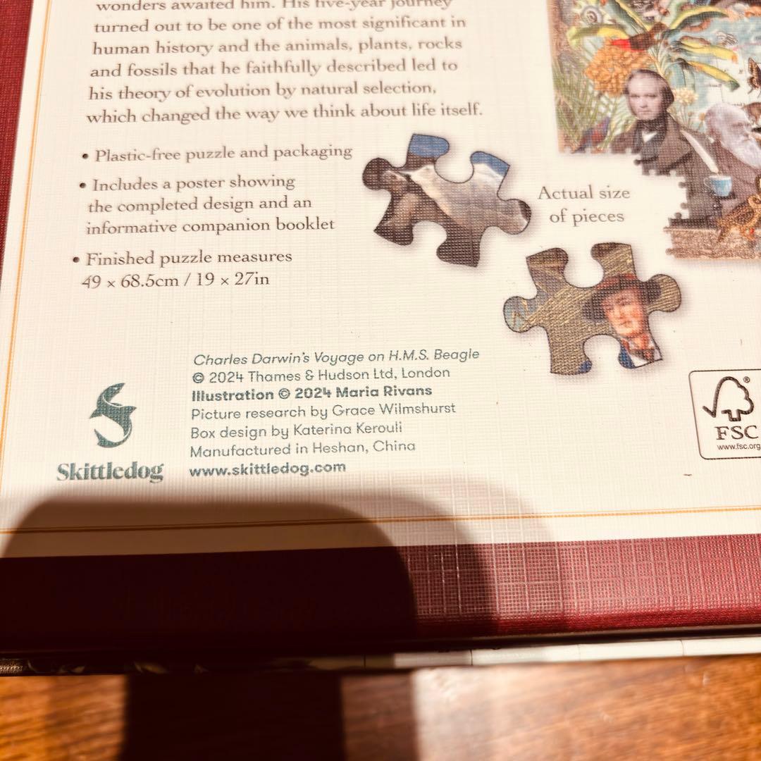 大英博物館　チャールズ・ダーウィン　ジグソーパズル　1000ピース