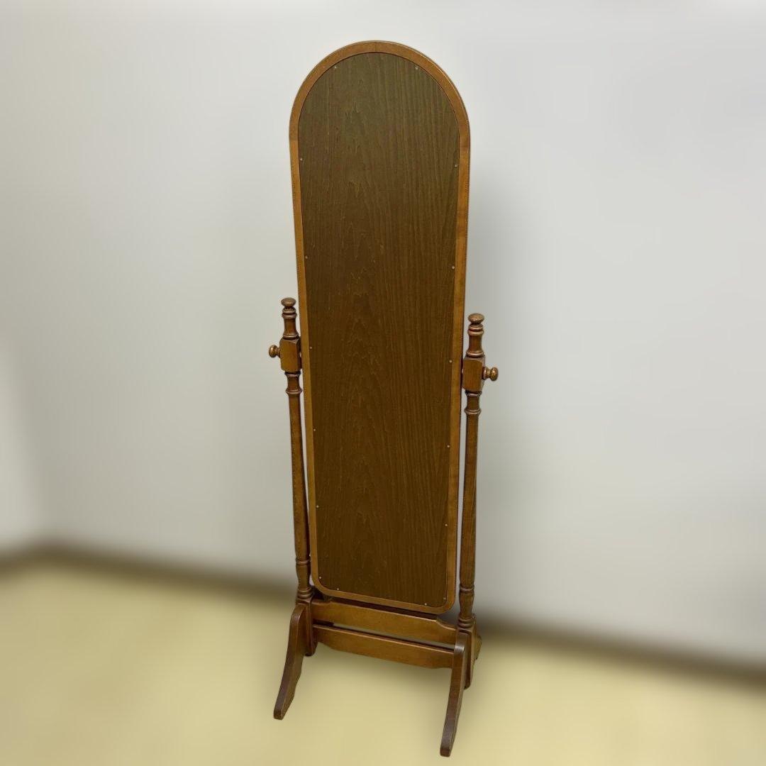 Karimoku　カリモク家具　姿見鏡　スタンドミラー　アンティーク調
