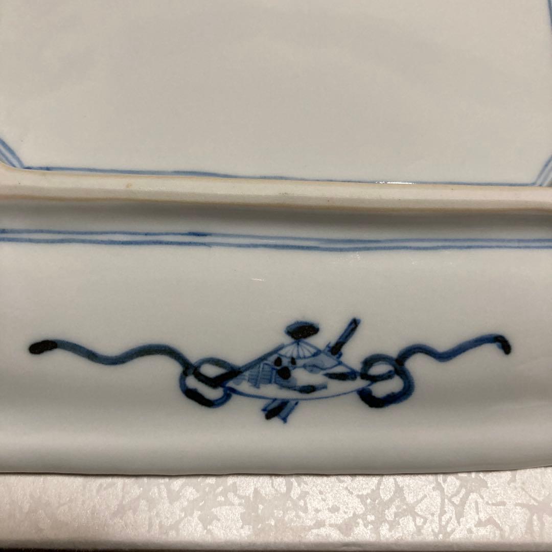 山本長左　角皿