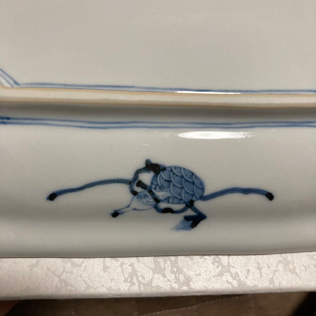 山本長左　角皿