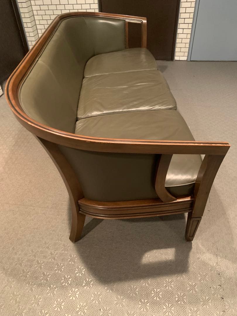 MARUNIマルニ  地中海 シャルル 3Pソファ 本革 販売102万