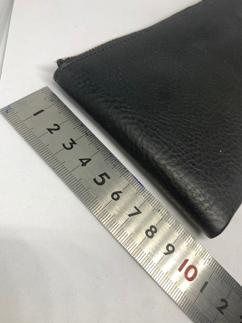 池之端銀革店 イタリアン シュリンクレザー L字ファスナー 長財布