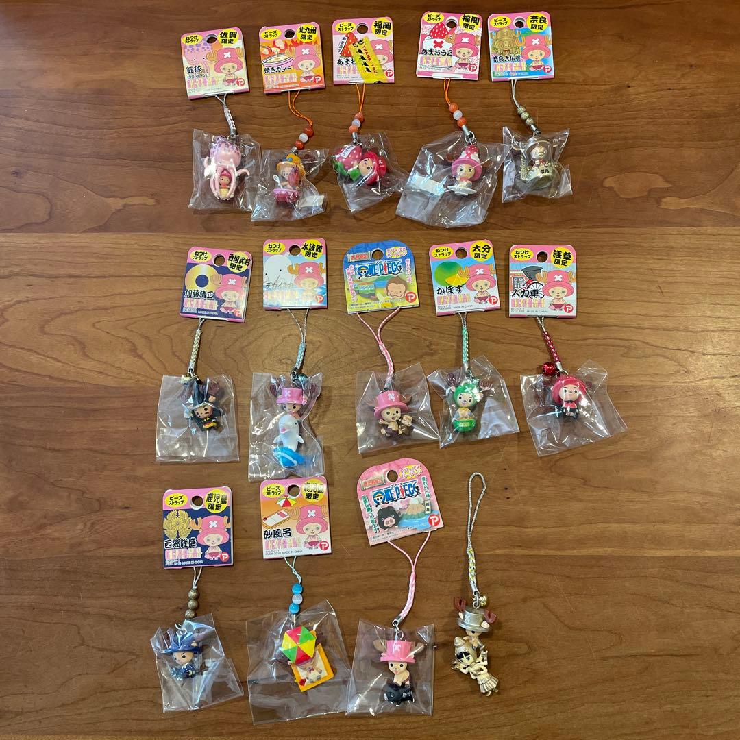 ワンピース・ご当地チョッパー ストラップ 14個セット - メルカリ