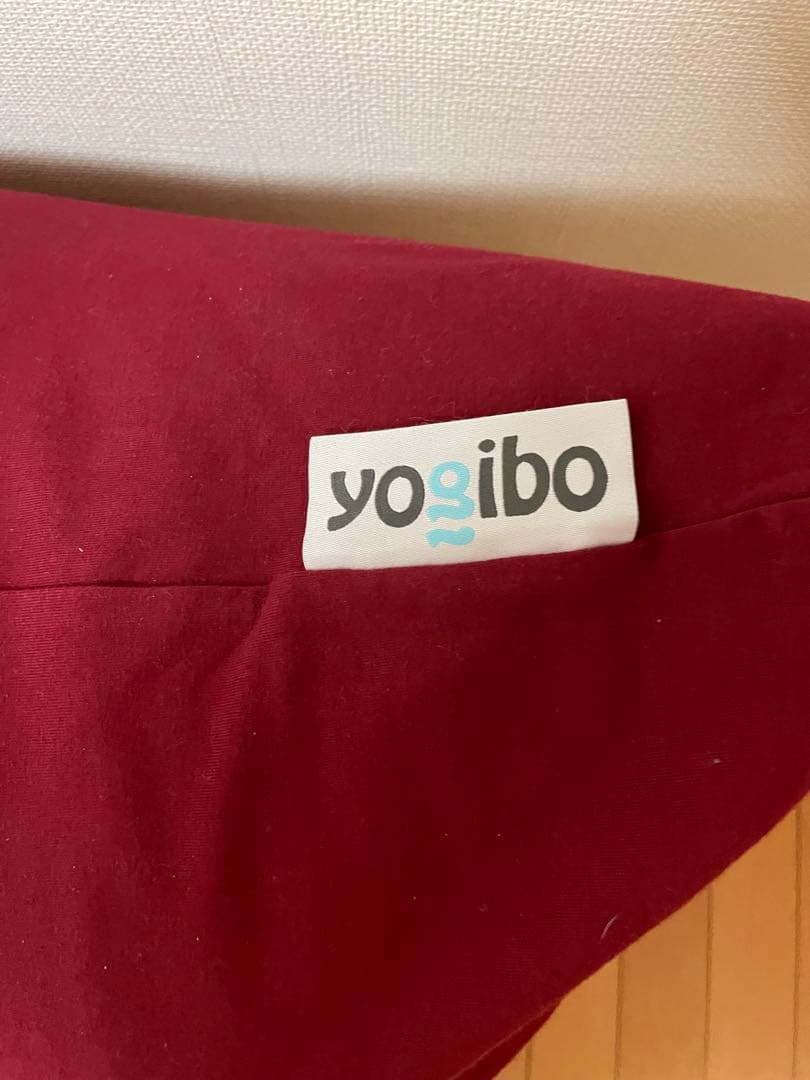 美品　ヨギボーミニ　ワインレッド取説付き