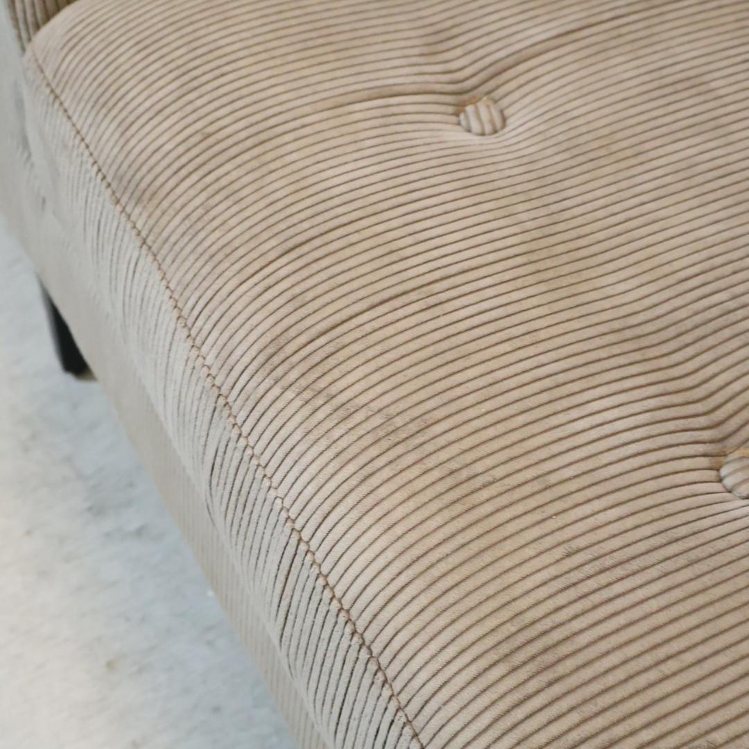 クラッシュゲート GRESS 2人掛けソファ 右肘 ジャガード ベンチソファー